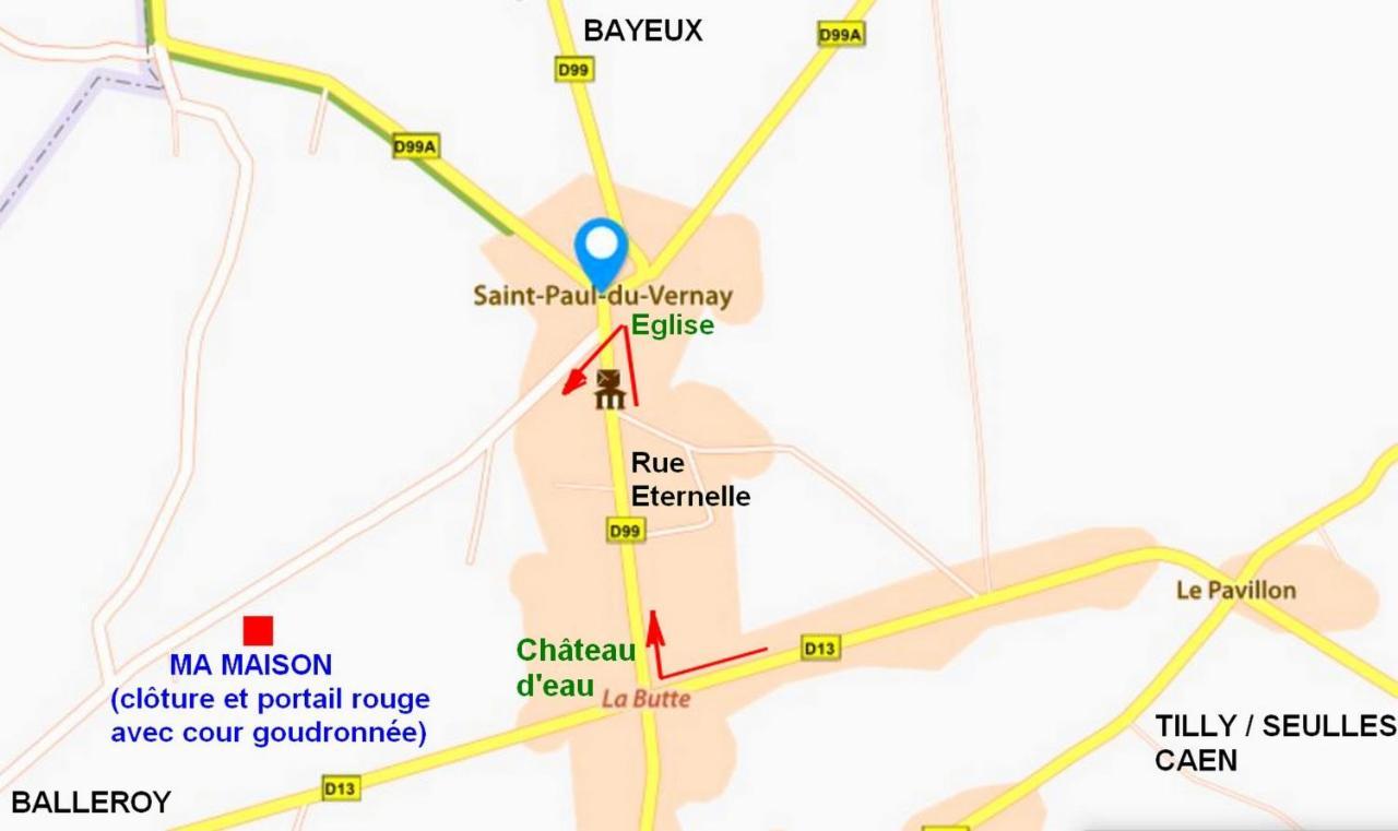 Chambres Chez L'Habitant Saint-Paul-du-Vernay Eksteriør bilde